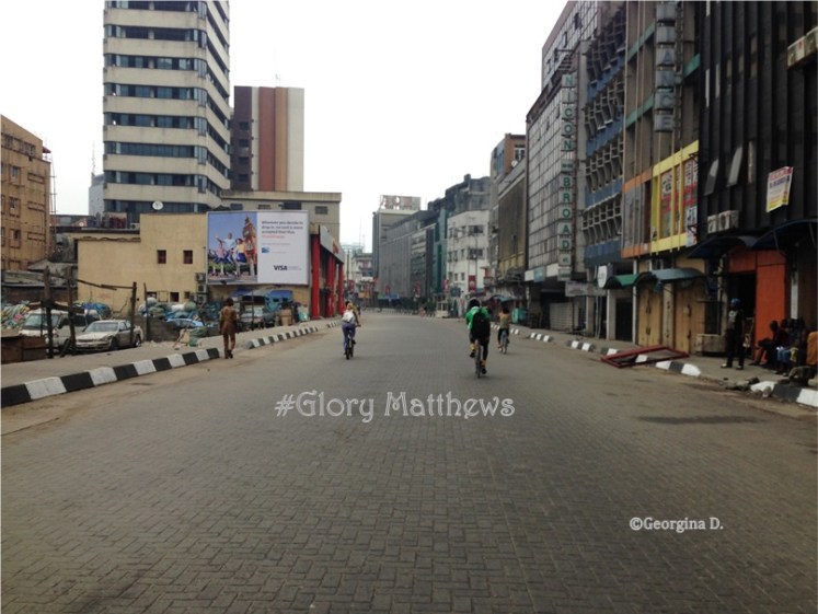 On a Sunday morning in Lagos Island